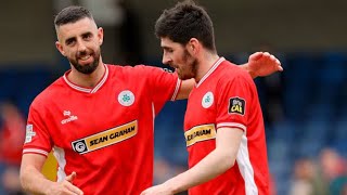 We went to Cliftonville v Bangor in the league cup round of 16 LATE DRAMA [upl. by Shreeves]