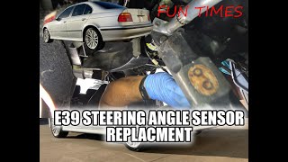 E39 steering angle sensor replacement [upl. by Nwahser]