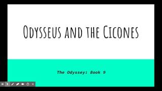 Odysseus and the Cicones Google Slides [upl. by Neelsaj819]