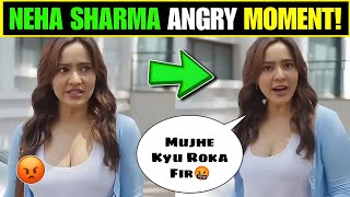 WHY 😡 Neha Sharma Angry On Media s  Cute Neha Sharma angry moment  Neha Sharma viral video [upl. by Notffilc606]