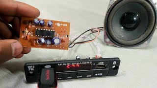 TEA2025B Bridge Mode Audio Amplifier Wiring  You Like Electronic [upl. by Anyr658]