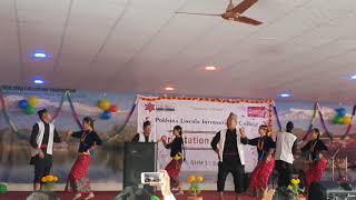 Pahilo number ma  Chakka panja 3 movie song  Pokhara Lincoln International College [upl. by Noorah]