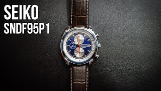 Test  Seiko SNDF95P1 une montre chrono à quartz très élégante [upl. by Modnarb]