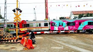 PROGRES  Pembangunan Flyover Perlintasan Kereta Api KRL Bogor [upl. by Hiroshi]