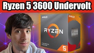 Undervolt your Ryzen 5 3600X for more FPS and Lower Temperature [upl. by Ymer378]