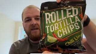 Cheap Alternative to Takis Ted’s Favourites Rolled Tortilla Chips Chilli amp Lime Flavour  Review [upl. by Dahsraf]