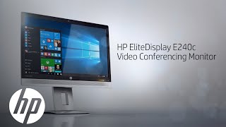 238inch Video Conferencing Monitor  HP EliteDisplay  HP [upl. by Aneres]