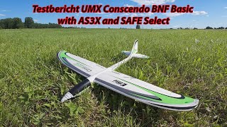 Testbericht UMX Conscendo BNF Basic with AS3X and SAFE Select [upl. by Cinnamon711]