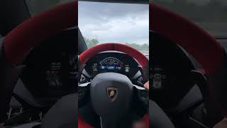 Lamborghini Aventador SVJ Roadster Gintani Exhaust POV [upl. by Smaoht]