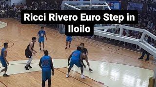 Ricci Rivero layup and eurostep  Up vs Iloilo selection [upl. by Adnamor]