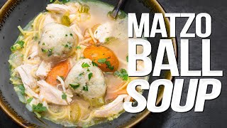 EASY MATZO BALL SOUP RECIPE THE COMFORT FOOD OF MY PEOPLE   SAM THE COOKING GUY [upl. by Ayhtin173]