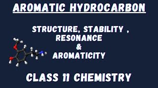 Structure Of Benzene Resonance Of BenzeneAromaticity Of BenzeneAromatic Hydrocarbons11thChemistry [upl. by Liagiba500]