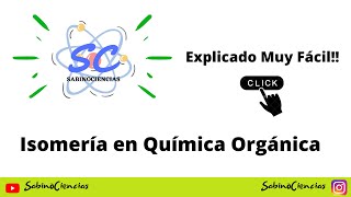 Isomería en Química Orgánica  De cadena de posición y Función  Muy fácil [upl. by Cyn]