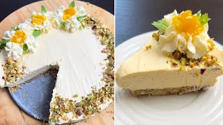 The BEST Light amp Creamy Mango Cheesecake  No Bake Recipe [upl. by Eednarb328]