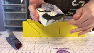 What is a Mitre Box For Cutting Handmade Soap for Beginners [upl. by Fairleigh]