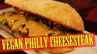 Philly Cheesesteak Recipe  Vegan  The Vegan Zombie [upl. by Oirretna]