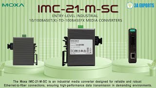 Robust and Efficient Moxa IMC21MSC for Industrial Applications [upl. by Firehs]