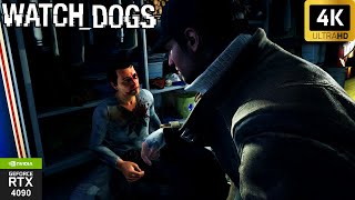 Watchdogs Real VR Mod by Luke Ross 4K Gameplay  RTX 4090 [upl. by Bandeen371]