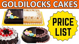 Goldilocks Cake Price List 2024 With Pictures  Birthday Cake Dedication Cake Menu Philippines [upl. by Midas928]