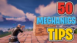 50 PRO MECHANICS Tips in Fortnite Chapter 5Road To Pro Part 8 [upl. by Laris]