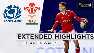 Scotland v Wales  EXTENDED Highlights  1 Point Win In EndToEnd Match  2021 Guinness Six Nations [upl. by Anieral]