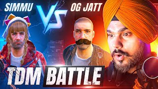 “ SIMMU VS OG JATT “ ULTIMATE TDM BATTLE  FUNNY HIGHLIGHTS 😂 [upl. by Whipple]