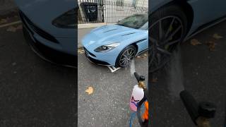 Aston Martin DB11 Detail automobile detailing snowfoam sportscar satisfying satisfyingdetail [upl. by Llehsyt]