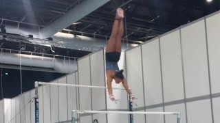 Becky Downie 🇬🇧  PreOlympic Training Beam amp Bars  July 2024 [upl. by Nylakcaj]