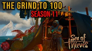 On The GRIND to Gold Hoarders LEVEL 100 Sea of Thieves Season 11 [upl. by Yelrahs]