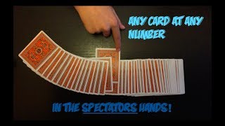 Amazing quotAny Card At Any Numberquot Card Trick Performance And Tutorial [upl. by Ibby]