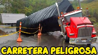 🚧TRACTOMULAS COLOMBIANAS  LA CARRETERA MÁS PELIGROSA Y EXTREMA QUE CONECTA A SURAMÉRICA 🌎🚦🚧 [upl. by Suiraj473]