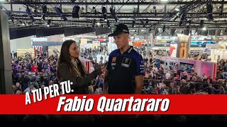 Fabio Quartararo “MartinBagnaia Jorge il titolo ce l’ha in mano”  EICMA 2024 [upl. by Franklyn]