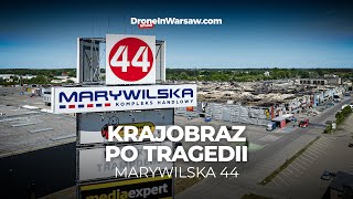 Krajobraz po tragedii  Centrum Handlowe Marywilska 44 po pożarze [upl. by Isolda]