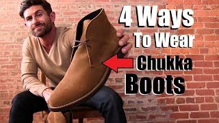 4 Cool Ways To Wear Chukkas EVERY Guy Should Try [upl. by Kablesh119]