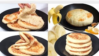 I Combine Banana With Flour amp The Result Is AmazingEggless Naan In TawaNaan RecipeNo OvenTandoor [upl. by Gutow681]