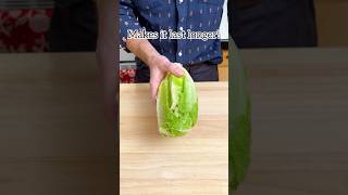 Make romaine lettuce last longer and stay crisp by storing in aluminum foil groceries mealprep [upl. by Ettevy]