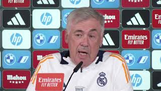 quotMadrid fans are used to watching rock amp roll footballquot Ancelotti ahead of Real vs RCD Espanyol [upl. by Krute209]