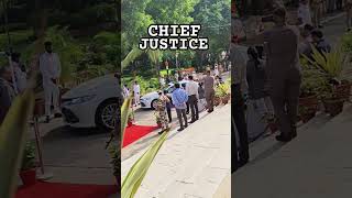 Chief Justice Grand Entry in Toyota Camry  Chief Justice of Telangana Sri Alok Aradhe shorts [upl. by Iran]