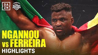 FIGHT HIGHLIGHTS  FRANCIS NGANNOU VS RENAN FERREIRA [upl. by Yehudi]