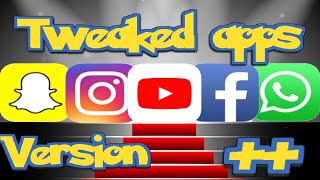 How to download tweaked apps  version YouTube  Instagram  Facebook  Snapchat  Spotify [upl. by Mary]