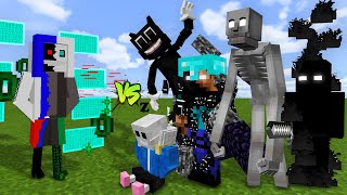 XANS vs SCP096 HEROBRINE NULL SANS and CARTOON CAT  BATTLE OF THE STRONGEST [upl. by Jarret]