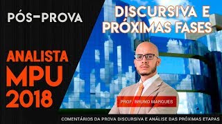 Pósprova Analista do MPU 2018  Discursiva e Próximas Etapas [upl. by Kelli66]