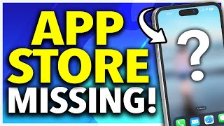 How To Fix App Store Missing On iPhone [upl. by Enreval580]