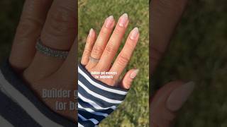 Builder gel overlay for beginners nails buildergel gelnails nailtutorial [upl. by Evangelin]