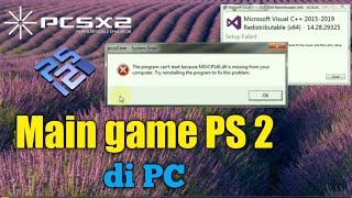 Pcsx2 terinstal tapi tidak bisa di buka [upl. by Artimed]