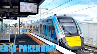 Trains at the newly Electrified EAST PAKENHAM station [upl. by Adkins161]