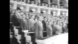 The Internationale sung on a national congress in Poland 1981 [upl. by Remled]