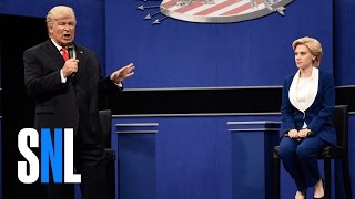 Donald Trump vs Hillary Clinton Town Hall Debate Cold Open  SNL [upl. by Det]