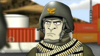 Battlefield Friends SEASON FINALE  Ep13 Colonel 100  German Fandub DubbingMachine [upl. by Ellednek653]