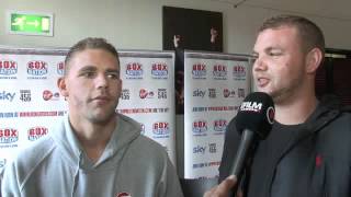 BILLY JOE SAUNDERS amp TOMMY SAUNDERS INTERVIEW FOR iFILM LONDON  SAUNDERS v HILL [upl. by Elletsyrk]